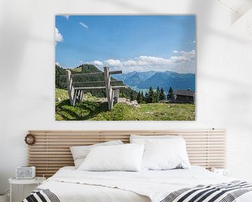 Uitzicht over de Alpen in het Salzburger Land in Oostenrijk van Animaflora PicsStock