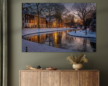 Maliesingel met laatste licht (winter 2021) van Robin Pics (verliefd op Utrecht)