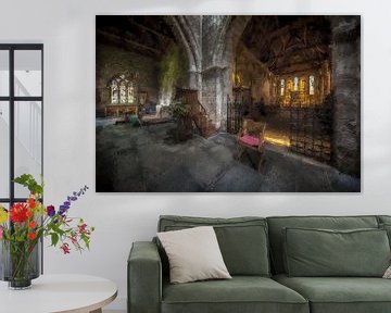 St. Aidan's Kirche in Bamburgh von Digitale Schilderijen