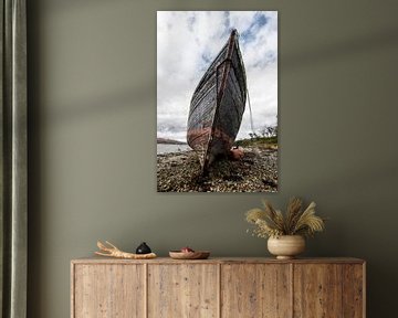 Verlassenes Boot in Schottland von Digitale Schilderijen