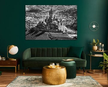 Rijksburcht Cochem in zwart-wit van Henk Meijer Photography