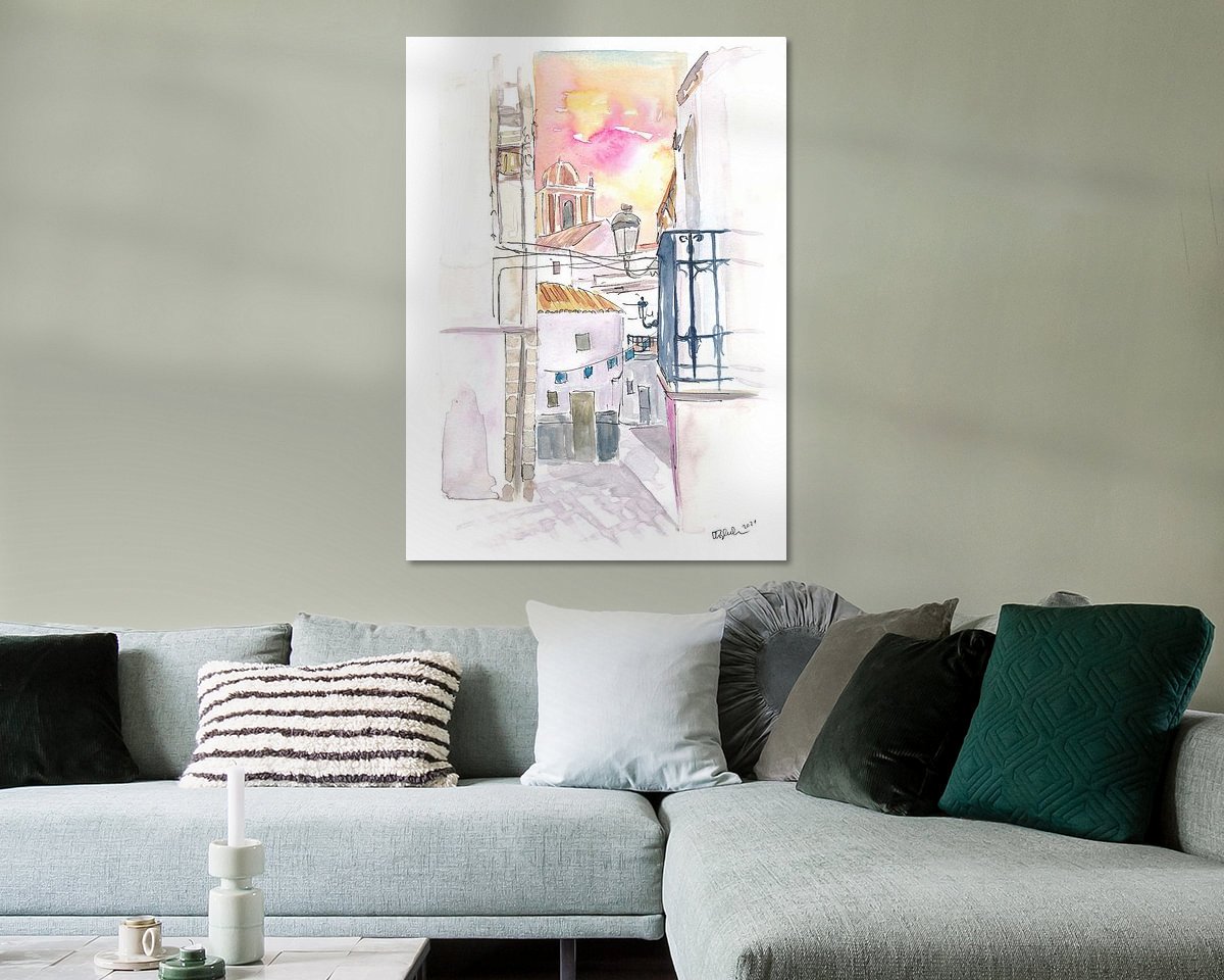 Example of the artwork in a room