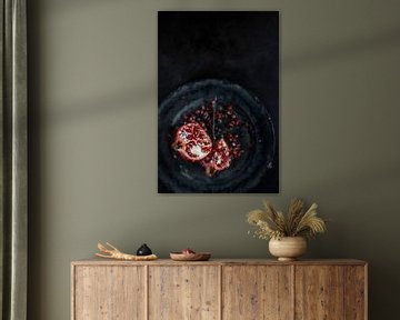 Still life Pomegranate by Digitale Schilderijen