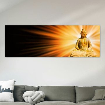 buddha in the sun by Dörte Bannasch