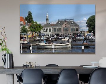 Hafen von Leiden von Carel van der Lippe