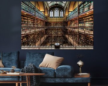 Rijksmuseum Library Amsterdam Symmetry by Sven van der Kooi (kooifotografie)
