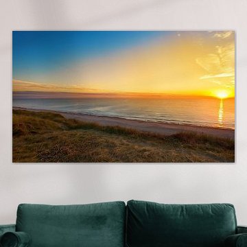 sunset at sea
