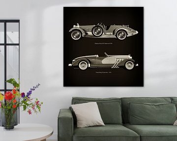 Hispano Suiza H6 Tulipwood 1924 et Duesenberg SJ Speedster 1933 sur Jan Keteleer