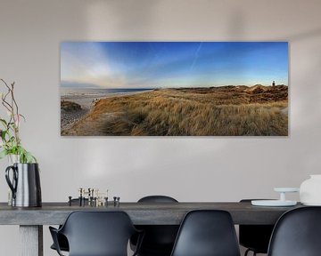 Sylt Panorama - Weststrand en Quermarkenfeuer