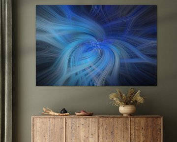 blue swirl by Bo Valentino