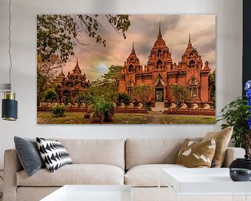 Nan Rong Thailand - Wat Kao Angkhan van Theo Molenaar