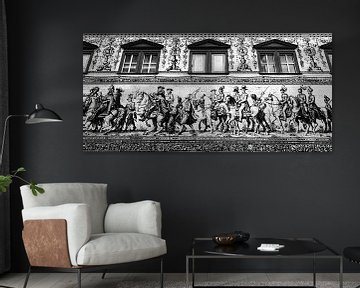Der Fürstenzug in schwarz-weiß von Henk Meijer Photography