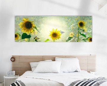 Sunflower delight van Leon Brouwer