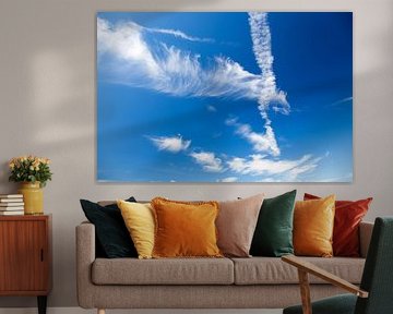 Blauwe lucht