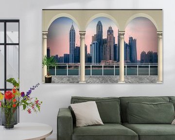 view over a big city with skyscrapers by Rita Phessas