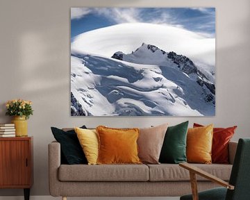 Berglandschap Mont Blanc van Ko Hoogesteger