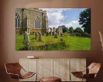 Kirche und Friedhof in Orford im Vereinigten Königreich von Babetts Bildergalerie