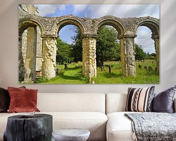 L'église et le cimetière d'Orford au Royaume-Uni