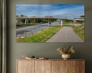 Fiets- en voetgangersbrug De Krul van Digital Art Nederland