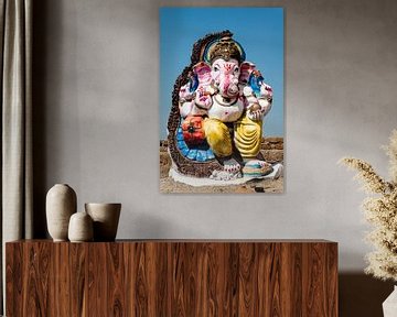 Ganesh in Khajurao van Theo Molenaar