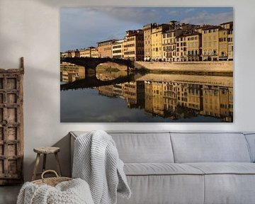 Ponte Santa Trinita brug in Florence