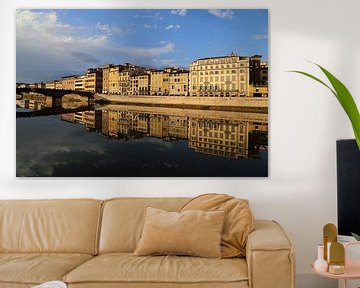 Ponte Santa Trinita bridge in Florence, Italy