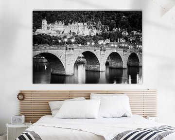 Kasteel Heidelberg in zwart-wit van Henk Meijer Photography