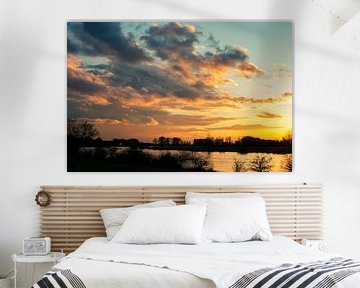 Clouds at sunset