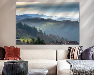 Sasbachwalden in the Black Forest in a mysterious mist. by André Post