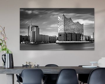 De Elbphilharmonie in zwart-wit van Henk Meijer Photography
