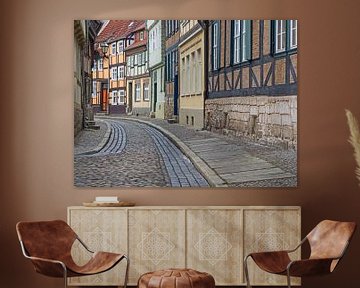Oude binnenstad van Quedlinburg, Harz gebergte van Katrin May