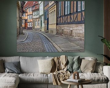 Oude binnenstad van Quedlinburg, Harz gebergte van Katrin May