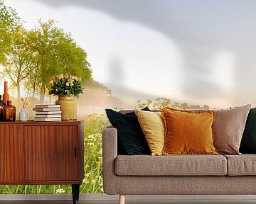 Early morning sunrise during a beautiful springtime day over the Zwartendijk, by Sjoerd van der Wal Photography