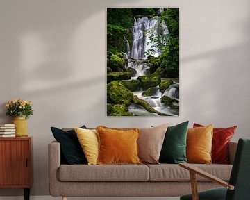 Ein Wasserfall an einem fantastischen Ort in Frankreich von Vincent Alkema