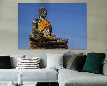 Boeddha in Ayutthaya by Sven Wildschut