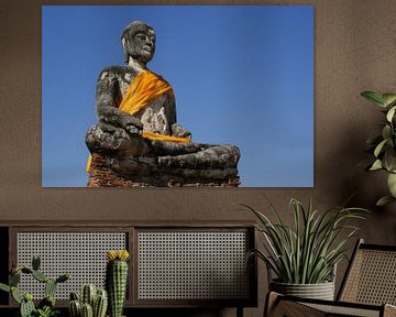 Boeddha in Ayutthaya von Sven Wildschut