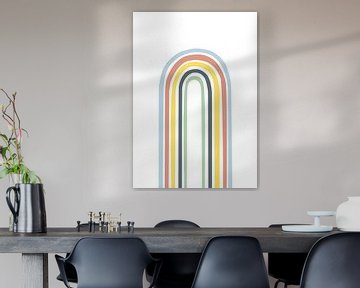 Regenboog abstract kleurrijk van Kim Karol / Ohkimiko