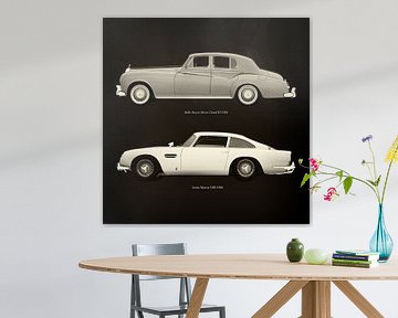 Rolls Royce Silver Cloud III 1963 et Aston Martin DB5 1963