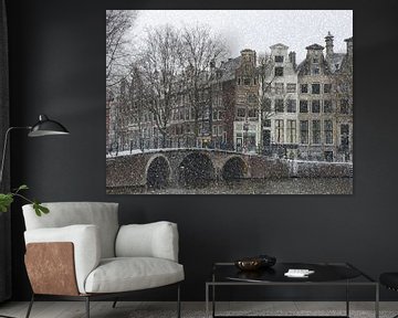 Winter in Amsterdam van Odette Kleeblatt