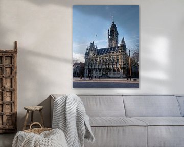 Stadhuis Middelburg - Winter 2021 van Annabel van Leeuwen