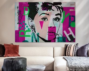 Audrey Hepburn "NYC" van Kathleen Artist Fine Art