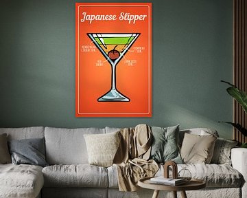 Japanese Slipper Cocktail von Amango
