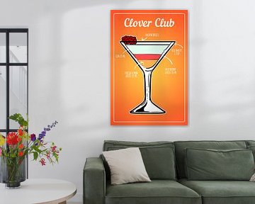 Clover Club Cocktail van ColorDreamer
