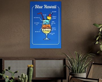 Blue Hawaii Cocktail van Amango