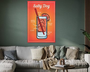 Salty Dog Cocktail van ColorDreamer