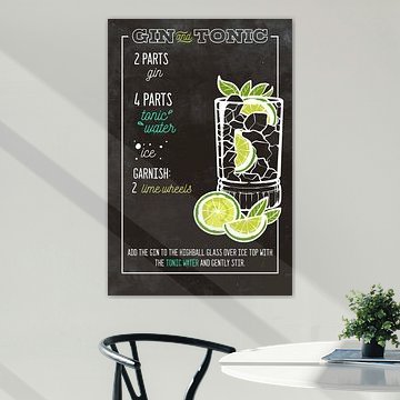 Gin et boisson tonique sur ColorDreamer