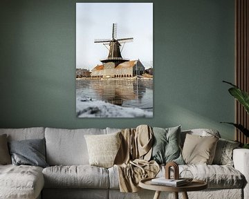Holländermühle bei Frost von HappyTravelSpots