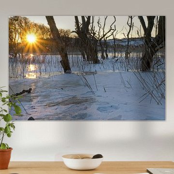 Winter Sonnenuntergang