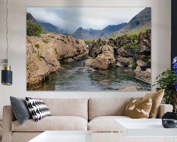 Fairy Pools waterfalls on Skye by Tim Vlielander