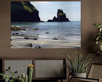 Der Talisker Beach liegt in der Nähe des Dorfes Carbost auf der Isle of Skye von Babetts Bildergalerie